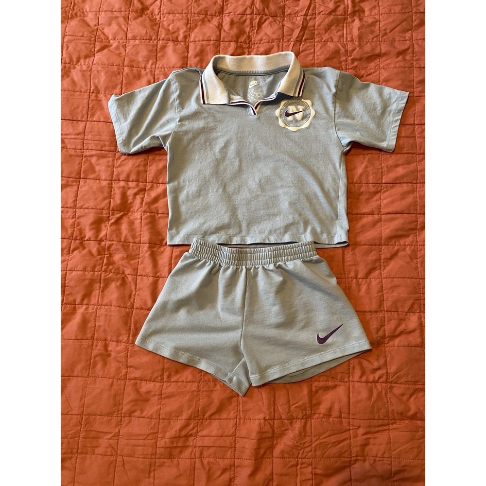 Little Girls Nike Collared Crop Short‎ Set Size 6X